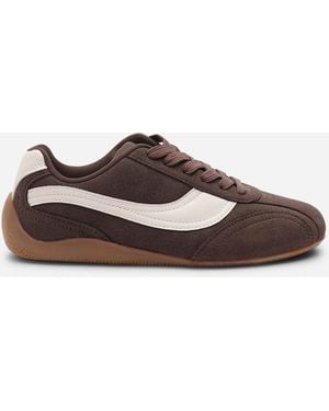 Where's That From Ulani Low-Top Lace Up Trainer - Brown