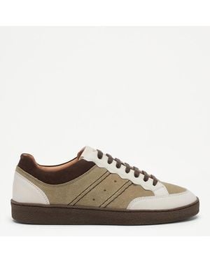 Russell & Bromley Sage Roller Lace Up Trainer - Brown