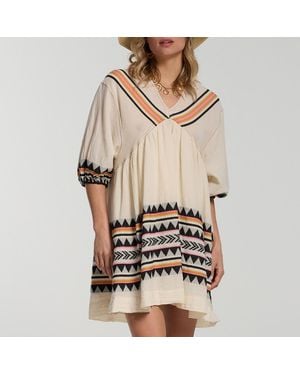 Devotion Lindos Dress - Natural