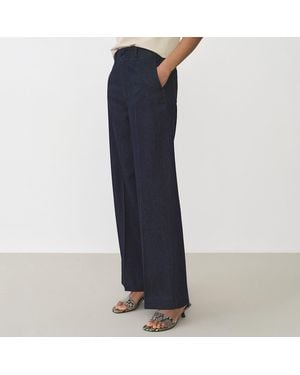 Mango Trousers Alba - Blue