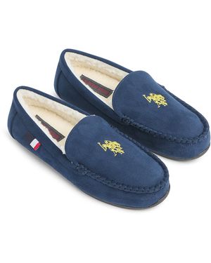 U.S. POLO ASSN. Moccasin Slippers - Blue