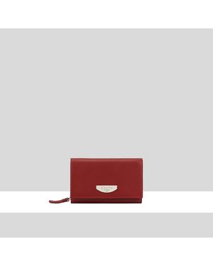 Dents Lavinia Leather Purse - Red