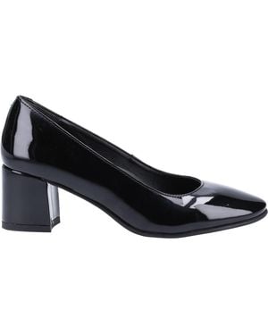 Hush Puppies Anna Patent Court Shoes - Black