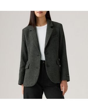Levi's Charcoal Stella Relaxed Blazer - Black