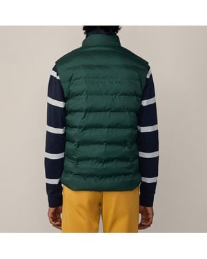 Hackett High Neck Lightweight Gilet - Green