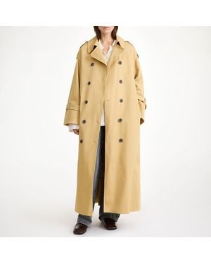 By Malene Birger Alanis Oversized Trench Coat - Natural