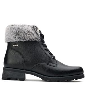 By Caprice Cosy Fleece Boots - Black