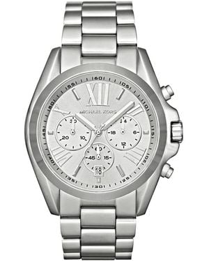 Michael Kors Bradshaw Mk5535 Chronograph Watch 42 Mm - Metallic