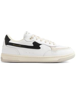 Stepney Workers Club Pro Cup 01 S-Strike Leather Trainer - White