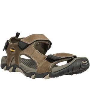 Trespass Sandals Belay Suede Dark Sand - Brown