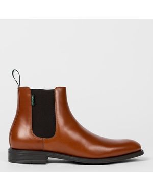 Paul Smith Tan Cedric Boots - Brown