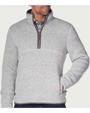 Brook Taverner Morris Winter Half Zip Fleece - Grey