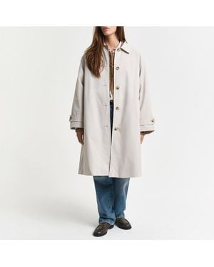 GANT Sand Relaxed Car Coat - White
