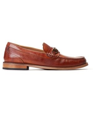 Base London Tan Madison Loafer - Red