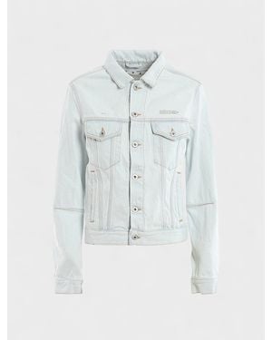 Off-White c/o Virgil Abloh Open Back Denim Jacket Light - Blue