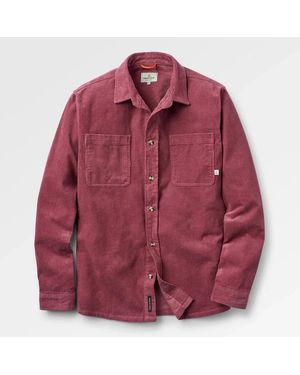 Passenger Crushed Backcountry Cord Shirt - Red