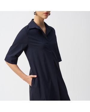 Joseph Ribkoff Shirt Mini Dress - Blue