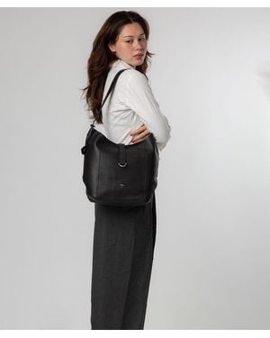 NiNa Amora 'Sofia' Leather Tote Bag - White