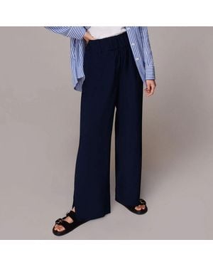 Whistles Nicola Full Length Trousers - Blue