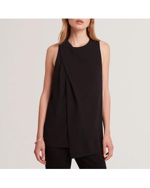 Ted Baker Icana Drape Detail Sleeveless Top - Black