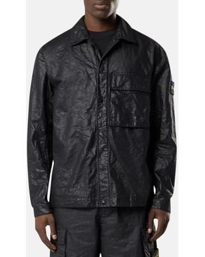 Stone Island Technical Nylon Overshirt - Black