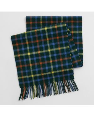 GANT Wool Checked Scarf - Green