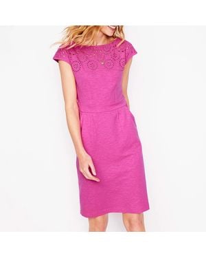 Boden Florrie Broderie Mini Dress - Pink