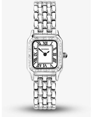 Sekonda Monica Stone Set Watch 40655 - White