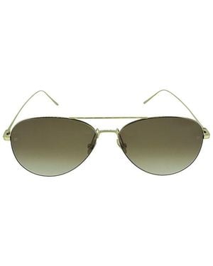 Linda Farrow Aviator Sunglasses 6233 Lloyds - Brown