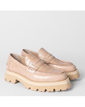Paul Smith Stone Felicity Croc Chunky Loafers - Pink