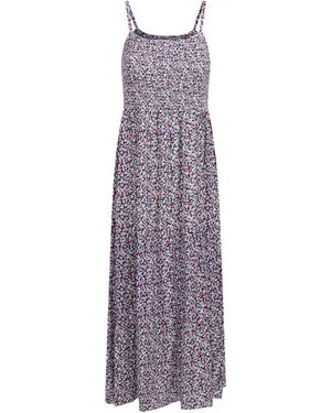 Trespass Maxi Dress Selena Viscose Multicoloured - Purple