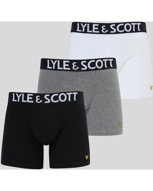 Lyle & Scott Trunk With Wide Satin Waistband - Multicolour