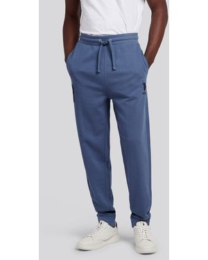 U.S. POLO ASSN. U. Polo Assn. Player 3 Embroidered Cotton Joggers - Blue