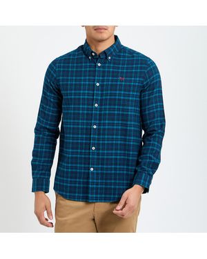 Crew Flannel Checked Shirt - Blue