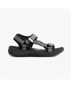 Hush Puppies Sara Flat Sandals - Black