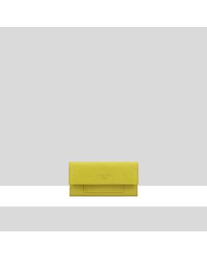 Dents Astra Leather Purse - Yellow