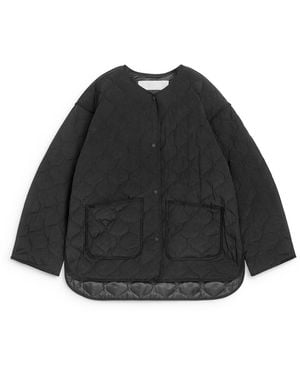 ARKET Quilted Liner Jacket - Black