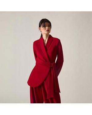 James Lakeland Side Sash Blazer - Red