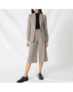 Maje Indo Fitted Trousers - Natural