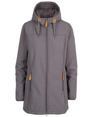 Trespass Waterproof Jacket Kristen Polyester Carbon - Grey