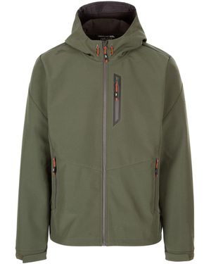 Trespass Soft Shell Jacket Marlon Polyester Ivy - Green