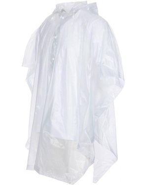 Trespass Adults Festival Packaway Poncho Arrow Print - White