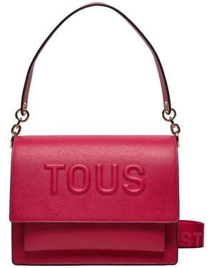 Tous Brenda Medium Audree Crossbody Bag Fuchsia - Red