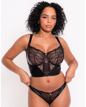 Scantilly Tough Love Longline Balcony Bra - Black