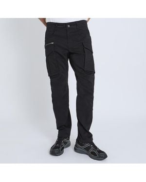 Replay Joe Cotton Blend Cargo Trousers - Black