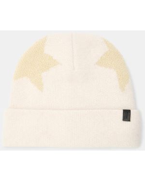 AllSaints Star Tinsel Beanie - Natural