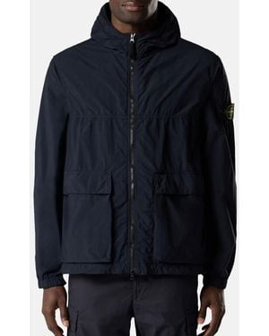 Stone Island Hooded Jacket - Blue