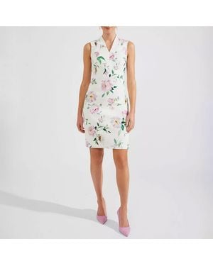 Hobbs Suzanna Tweed Dress - White