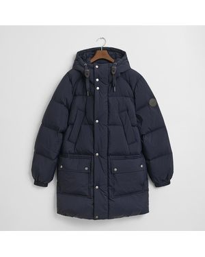 GANT Down Puffer Parka Coat - Blue