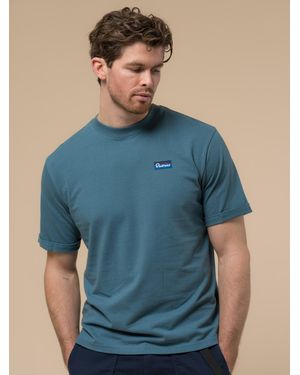 Penfield Ripple Textured Jersey Cotton T-Shirt - Blue